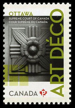 Supreme Court Of Canada: Art Deco - WA Canada Postage Stamp | Architecture - Art Deco