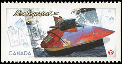 Miss Supertest III - Quarterly Pack Die Cut Canada Postage Stamp | Miss Supertest III