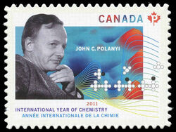 John C. Polanyi - International Year Of Chemistry - Quarterly Pack Die Cut Canada Postage Stamp