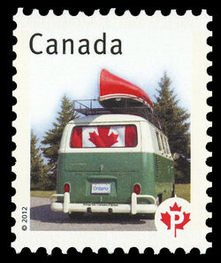 Vintage Van - Canadian Pride - WA Canada Postage Stamp | Canadian Pride - Definitives