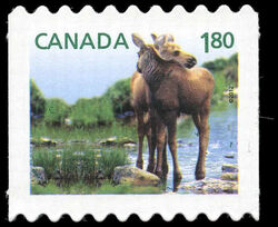 Moose - Baby Wildlife - Quarterly Pack Die Cut Canada Postage Stamp | Baby Wildlife - Definitives