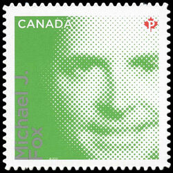 Michael J. Fox - Quarterly Pack Die Cut Canada Postage Stamp | Difference Makers