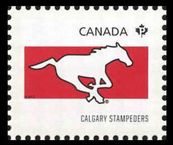Calgary Stampeders - WA Canada Postage Stamp | CFL Teams