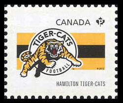 Hamilton Tiger-Cats - WA Canada Postage Stamp | CFL Teams