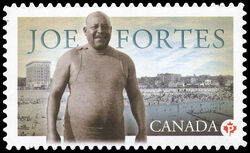 Joe Fortes - Quarterly Pack Die Cut Canada Postage Stamp | Black History Month