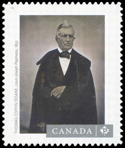 "Louis-Joseph Papineau" Photograph - Quarterly Pack Die Cut Canada Postage Stamp | Canadian Photography