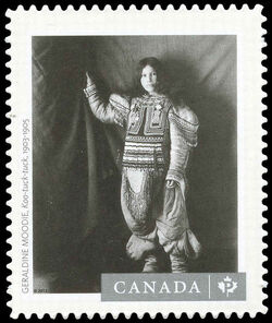 "Koo-tuck-tuck" Photograph - Quarterly Pack Die Cut Canada Postage Stamp | Canadian Photography