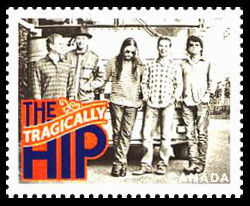 The Tragically Hip - WA Canada Postage Stamp | Canadian Recording Artists