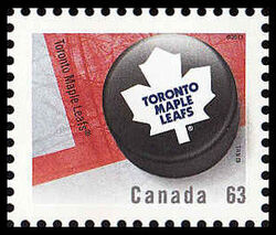 Toronto Maple Leafs - WA Canada Postage Stamp | NHL Canadian Team Pucks