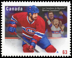 Montreal Canadiens - Quarterly Pack Die Cut Canada Postage Stamp | NHL® Team Jerseys