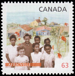Africville - Quarterly Pack Die Cut Canada Postage Stamp | Black History Month