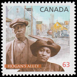 Hogan’s Alley - Quarterly Pack Die Cut Canada Postage Stamp | Black History Month