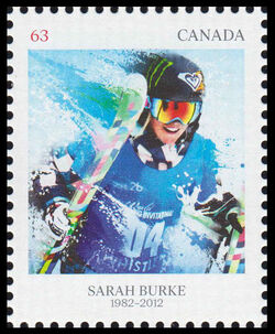 Sarah Burke - WA Canada Postage Stamp | Pioneers of Winter Sports