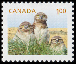 Burrowing Owls - Baby Wildlife - WA Canada Postage Stamp | Baby Wildlife - Definitives