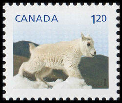 Mountain Goat - Baby Wildlife - WA Canada Postage Stamp | Baby Wildlife - Definitives