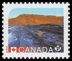 Joggins Fossil Cliffs - Nova Scotia - WA Canada Postage Stamp | UNESCO World Heritage Sites in Canada