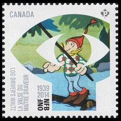 "Log Driver’s Waltz" (1979) By John Weldon - WA Canada Postage Stamp | National Film Board of Canada - 75th Anniversary