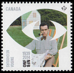 "Neighbours" (1952) By Norman McLaren - WA Canada Postage Stamp | National Film Board of Canada - 75th Anniversary