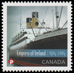 Empress Of Ireland - Quarterly Pack Die Cut Canada Postage Stamp | Empress of Ireland