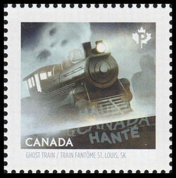 The St. Louis Ghost Train - WA Canada Postage Stamp | Haunted Canada