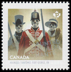 Haunted Fort George - WA Canada Postage Stamp | Haunted Canada