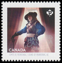 The Fairmont Le Chateau Frontenac Ghost - Louis De Buade - WA Canada Postage Stamp | Haunted Canada