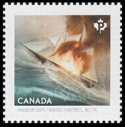 The Phantom Ship Of Northumberland Strait - WA Canada Postage Stamp | Haunted Canada