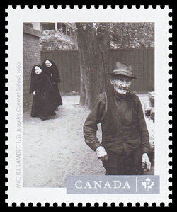 Michel Lambeth’s "St. Joseph’s Convent School" (1960) - WA Canada Postage Stamp | Canadian Photography