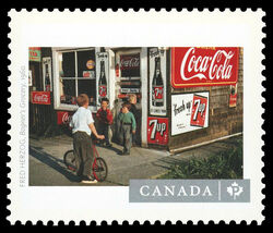 Fred Herzog’s "Bogner’s Grocery" (1960) - WA Canada Postage Stamp | Canadian Photography
