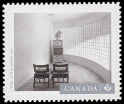 Lynne Cohen’s "Untitled" (1970) - Quarterly Pack Die Cut Canada Postage Stamp | Canadian Photography