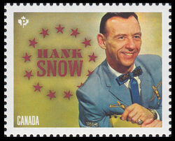Clarence Eugene "Hank" Snow - WA Canada Postage Stamp | Canadian Country Artists