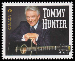 Tommy Hunter - Quarterly Pack Die Cut Canada Postage Stamp | Canadian Country Artists