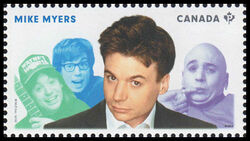 Mike Myers - WA Canada Postage Stamp | Great Canadian Comedians