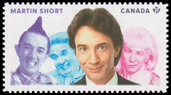 Martin Short - Quarterly Pack Die Cut Canada Postage Stamp | Great Canadian Comedians