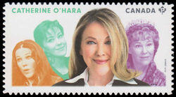 Catherine O’Hara - Quarterly Pack Die Cut Canada Postage Stamp | Great Canadian Comedians