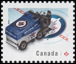 NHL® Zamboni® - Winnipeg Jets - WA Canada Postage Stamp | NHL Zambonis