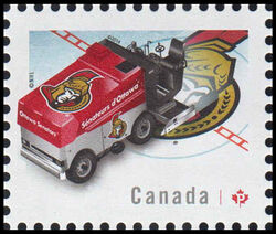 NHL® Zamboni® - Ottawa Senators - WA Canada Postage Stamp | NHL Zambonis