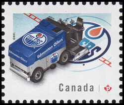 NHL® Zamboni® - Edmonton Oilers - WA Canada Postage Stamp | NHL Zambonis