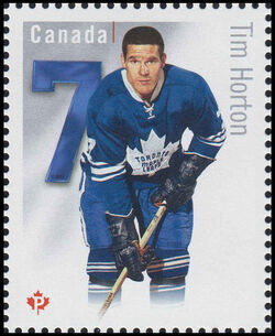 Tim Horton - Toronto Maple Leafs - WA Canada Postage Stamp | Original Six™
