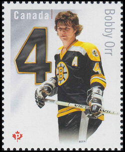 Bobby Orr - Boston Bruins - WA Canada Postage Stamp | Original Six™