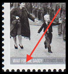 Wait For Me Daddy - WA - White Spot Below R Of FOR Canada Postage Stamp