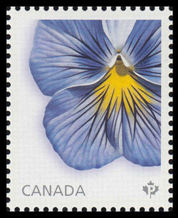Delta Premium Pure Light Blue Pansy - WA Canada Postage Stamp | Pansies