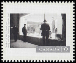 "Friends And Family And Trips. In Front Of Simpsons" By Conrad Poirier - WA Canada Postage Stamp | Canadian Photography