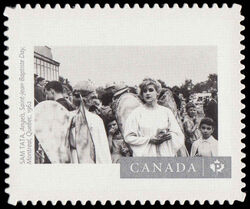 "Angels, Saint-Jean-Baptiste Day" By Sam Tata - Quarterly Pack Die Cut Canada Postage Stamp | Canadian Photography