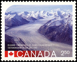 Kluane National Park / Wrangell St. Elias / Glacier Bay / Tatshenshini-Alsek - WA Canada Postage Stamp | UNESCO World Heritage Sites in Canada