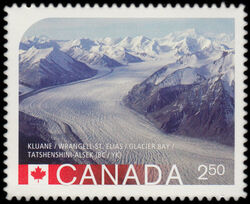 Kluane National Park / Wrangell St. Elias / Glacier Bay / Tatshenshini-Alsek - Quarterly Pack Die Cut Canada Postage Stamp | UNESCO World Heritage Sites in Canada