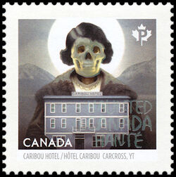 Bessie Gideon Of The Caribou Hotel - WA Canada Postage Stamp | Haunted Canada