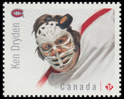 Ken Dryden - Montreal Canadiens - WA Canada Postage Stamp | Great Canadian NHL Hockey Goalies