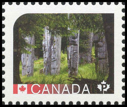SGang Gwaay, British Columbia - WA Canada Postage Stamp | UNESCO World Heritage Sites in Canada