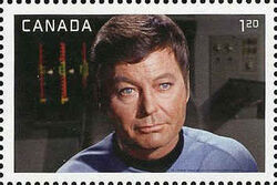 Dr. Leonard “Bones” McCoy - Star Trek - WA Canada Postage Stamp | Star Trek